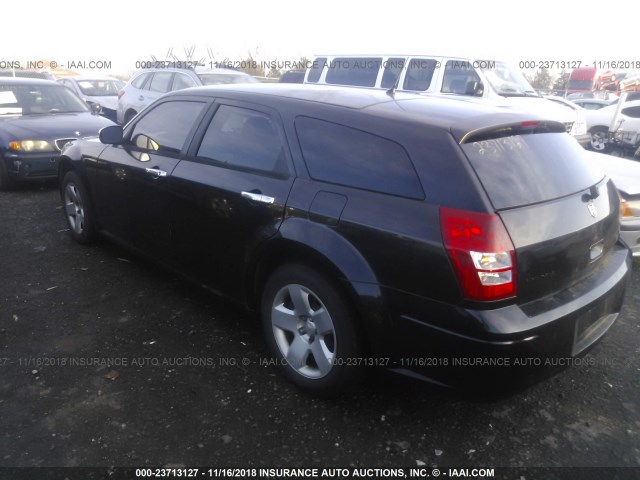 2D4FV47T08H111872 - 2008 DODGE MAGNUM BLACK photo 3