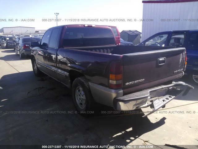 2GCEC19T311309225 - 2001 CHEVROLET SILVERADO C1500 MAROON photo 3