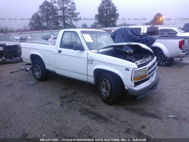 1B7FL26X3RW150809 - 1994 DODGE DAKOTA WHITE photo 1