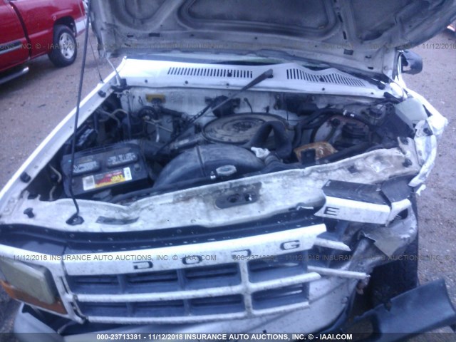 1B7FL26X3RW150809 - 1994 DODGE DAKOTA WHITE photo 10