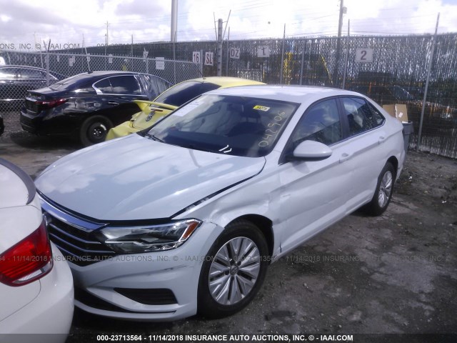 3VWC57BU8KM042906 - 2019 VOLKSWAGEN JETTA S/SE/R-LINE WHITE photo 2