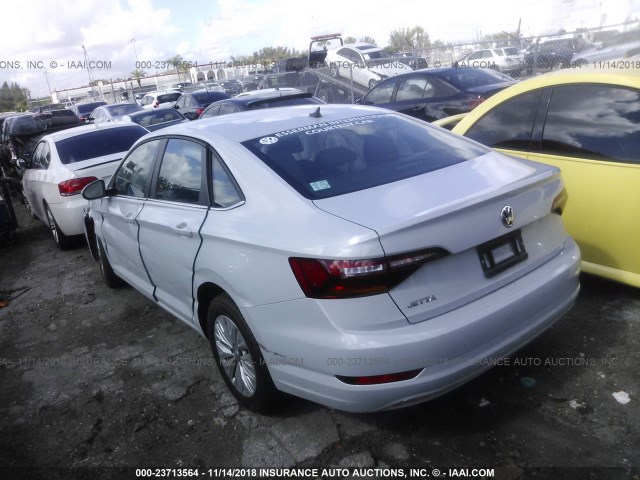 3VWC57BU8KM042906 - 2019 VOLKSWAGEN JETTA S/SE/R-LINE WHITE photo 3