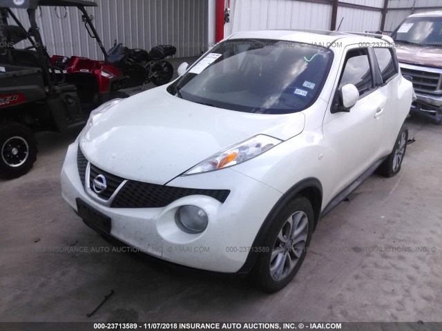 JN8AF5MR6CT117677 - 2012 NISSAN JUKE S/SV/SL WHITE photo 2