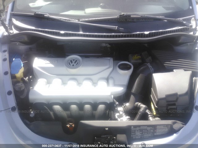 3VWRW3AL6AM002234 - 2010 VOLKSWAGEN NEW BEETLE 浅蓝色 照片 10