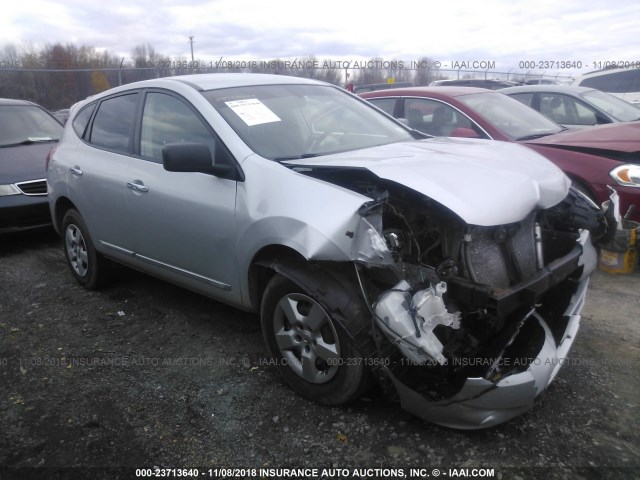 JN8AS5MV4DW630354 - 2013 NISSAN ROGUE S/SV SILVER photo 1