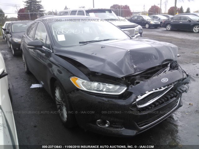 3FA6P0K96GR400887 - 2016 FORD FUSION TITANIUM BLACK photo 1