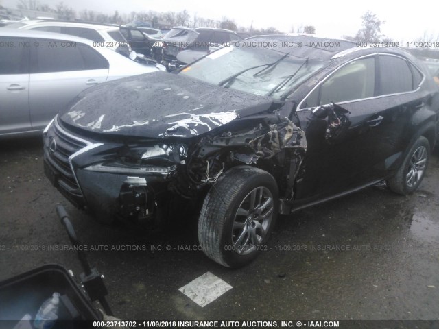 JTJBARBZ1F2024386 - 2015 LEXUS NX 200T BLACK photo 6