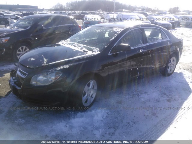 1G1ZB5E02CF225649 - 2012 CHEVROLET MALIBU LS 黑色 照片 2