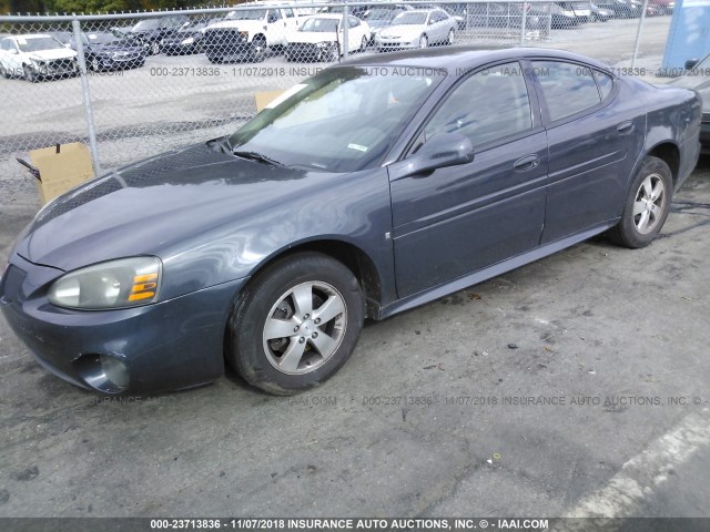 2G2WP552281128449 - 2008 PONTIAC GRAND PRIX BLUE photo 2