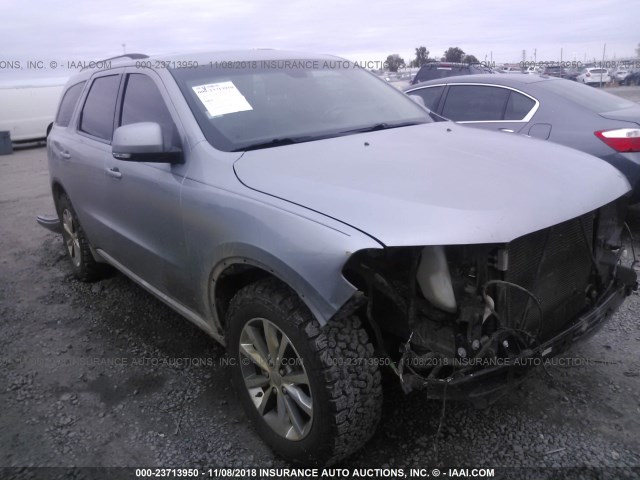 1C4RDHDG9EC437230 - 2014 DODGE DURANGO LIMITED GRAY photo 1