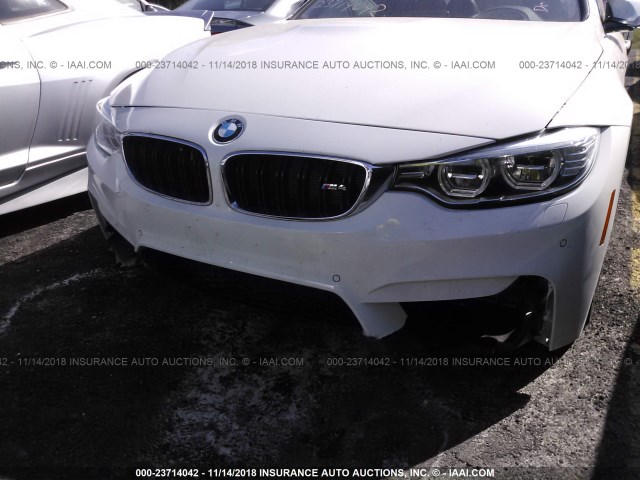 WBS3R9C51FK333019 - 2015 BMW M4 WHITE photo 6