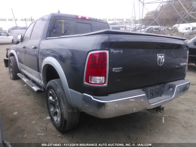 1C6RR7NG4ES389949 - 2014 RAM 1500 LARAMIE GRAY photo 3