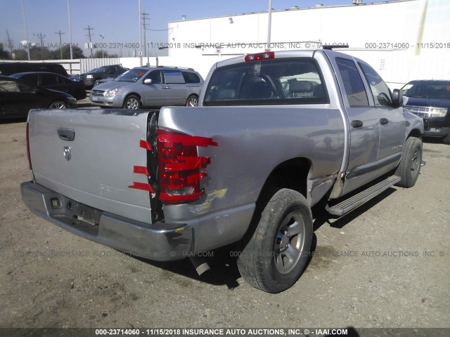 1D7HA18K05J614260 - 2005 DODGE RAM 1500 ST SILVER photo 4