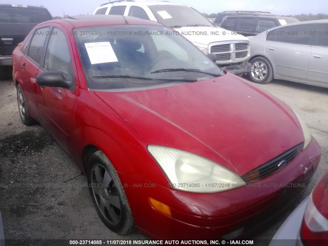 1FAFP38362W355508 - 2002 FORD FOCUS ZTS RED photo 1