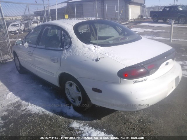 1FAFP52S1WG185523 - 1998 FORD TAURUS LX/SE WHITE photo 3