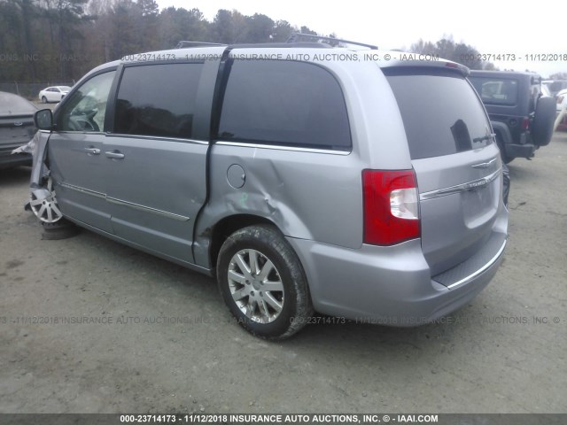 2C4RC1BGXDR742755 - 2013 CHRYSLER TOWN & COUNTRY TOURING SILVER photo 3