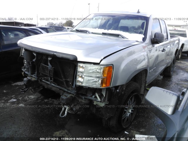 2GTEK19C991138396 - 2009 GMC SIERRA K1500 SILVER photo 2