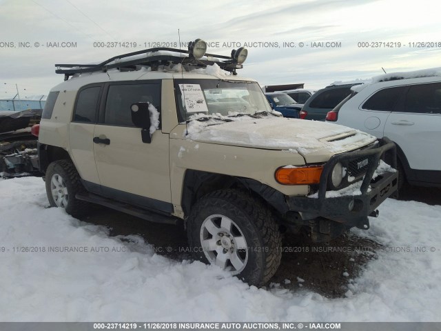 JTEBU11F88K017159 - 2008 TOYOTA FJ CRUISER BEIGE photo 1