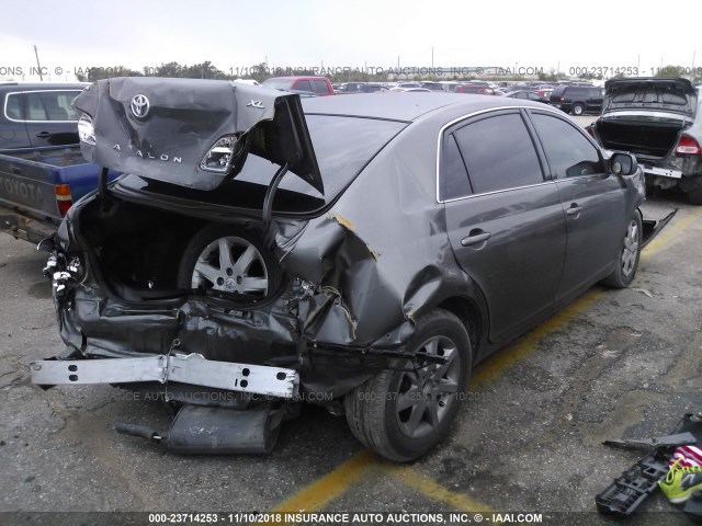 4T1BK36B07U205426 - 2007 TOYOTA AVALON XL/XLS/TOURING/LIMITED GRAY photo 4