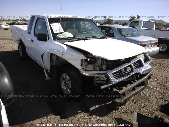 1N6DD26S0YC399204 - 2000 NISSAN FRONTIER KING CAB XE WHITE photo 1