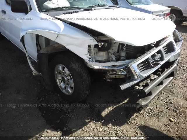 1N6DD26S0YC399204 - 2000 NISSAN FRONTIER KING CAB XE WHITE photo 6