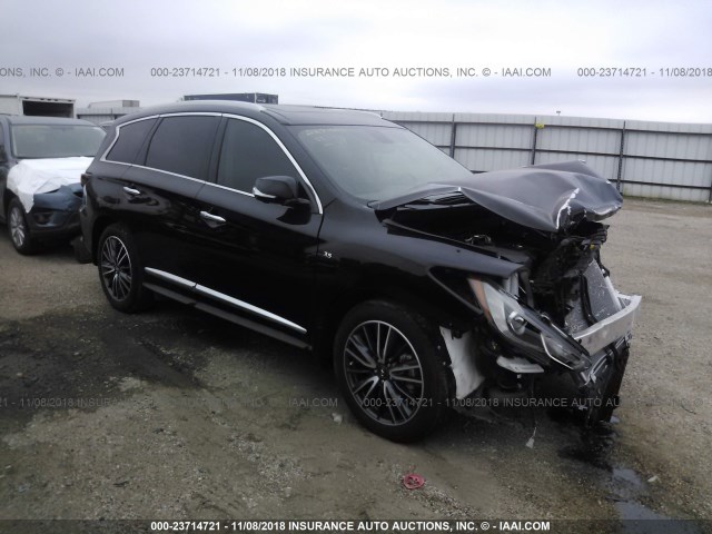 5N1DL0MN5JC515814 - 2018 INFINITI QX60 BLACK photo 1