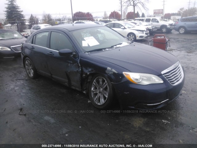 1C3CCBBBXEN118182 - 2014 CHRYSLER 200 TOURING أزرق صورة 1