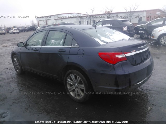 1C3CCBBBXEN118182 - 2014 CHRYSLER 200 TOURING أزرق صورة 3