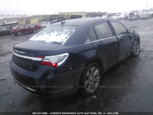 1C3CCBBBXEN118182 - 2014 CHRYSLER 200 TOURING أزرق صورة 4