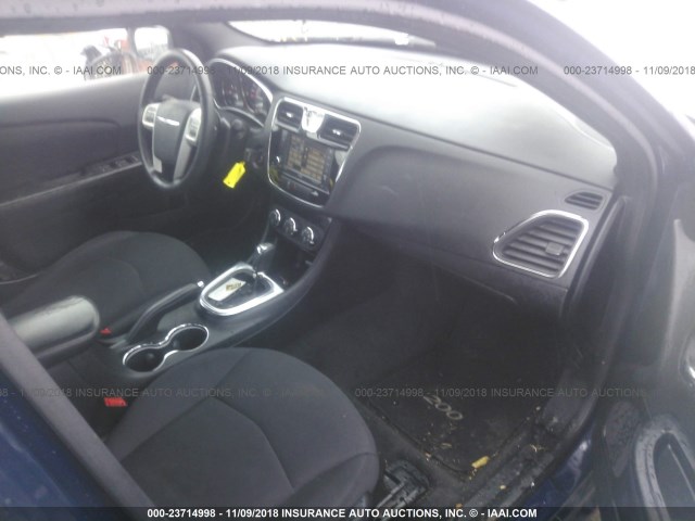 1C3CCBBBXEN118182 - 2014 CHRYSLER 200 TOURING أزرق صورة 5