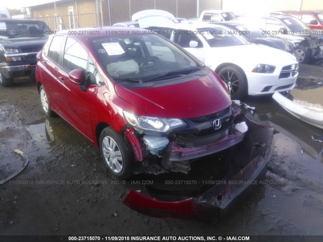 JHMGK5H5XGX010685 - 2016 HONDA FIT LX RED photo 1