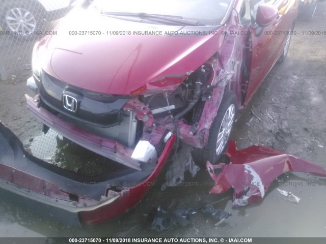 JHMGK5H5XGX010685 - 2016 HONDA FIT LX RED photo 6