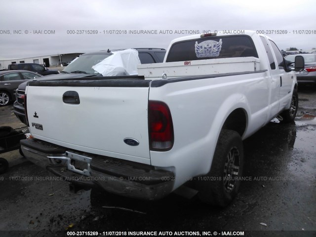 1FTNX20F92ED68362 - 2002 FORD F250 SUPER DUTY WHITE photo 4