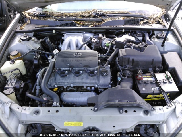 4T1BF32K02U509150 - 2002 TOYOTA CAMRY LE/XLE/SE SILVER photo 10