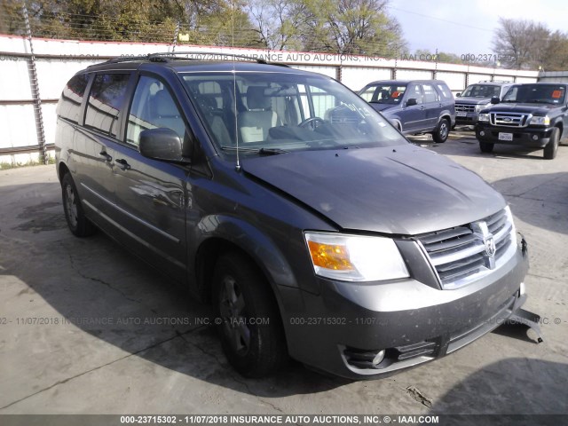 2D4RN5D1XAR301118 - 2010 DODGE GRAND CARAVAN SXT GRAY photo 1