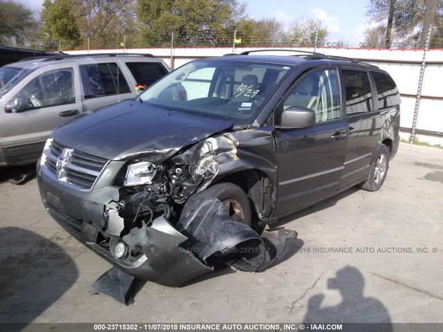 2D4RN5D1XAR301118 - 2010 DODGE GRAND CARAVAN SXT GRAY photo 2