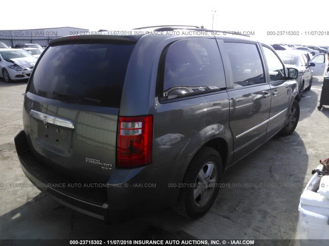 2D4RN5D1XAR301118 - 2010 DODGE GRAND CARAVAN SXT GRAY photo 4