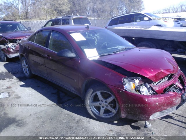 1G2ZH57N494202199 - 2009 PONTIAC G6 GT MAROON photo 1