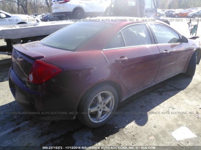 1G2ZH57N494202199 - 2009 PONTIAC G6 GT MAROON photo 4