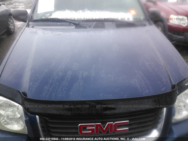 1GKDT13S522127253 - 2002 GMC ENVOY BLUE photo 10