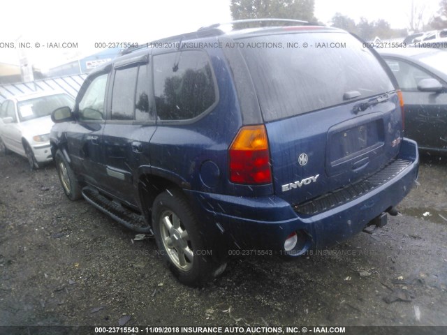 1GKDT13S522127253 - 2002 GMC ENVOY BLUE photo 3