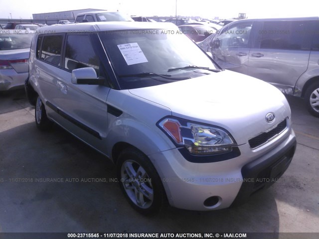 KNDJT2A23A7149485 - 2010 KIA SOUL +/!/SPORT SILVER photo 1