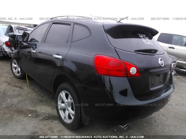 JN8AS5MTXAW006746 - 2010 NISSAN ROGUE S/SL/KROM BLACK photo 3