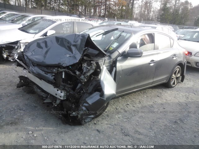 19VDE1F71DE007266 - 2013 ACURA ILX 20 TECH GRAY photo 2