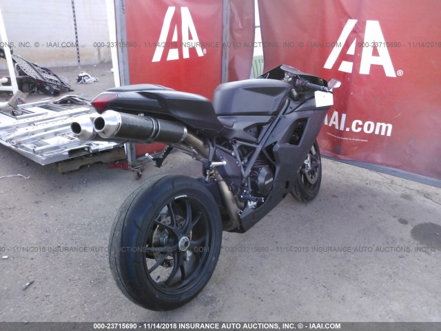 ZDM1XBMV4BB014724 - 2011 DUCATI 848 BLACK photo 4