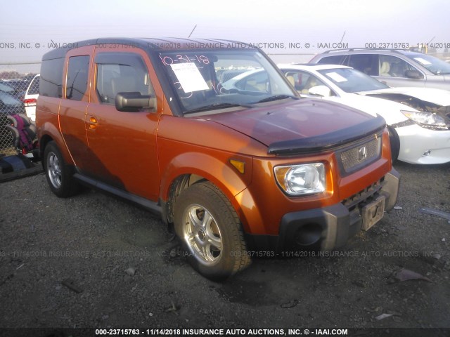 5J6YH28786L021950 - 2006 HONDA ELEMENT EX ORANGE photo 1