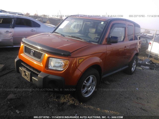 5J6YH28786L021950 - 2006 HONDA ELEMENT EX ORANGE photo 2