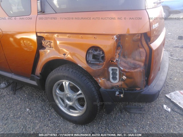 5J6YH28786L021950 - 2006 HONDA ELEMENT EX ORANGE photo 6