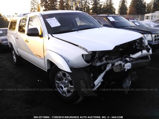 3TMLU4EN4FM189190 - 2015 TOYOTA TACOMA DOUBLE CAB/TRD PRO WHITE photo 1