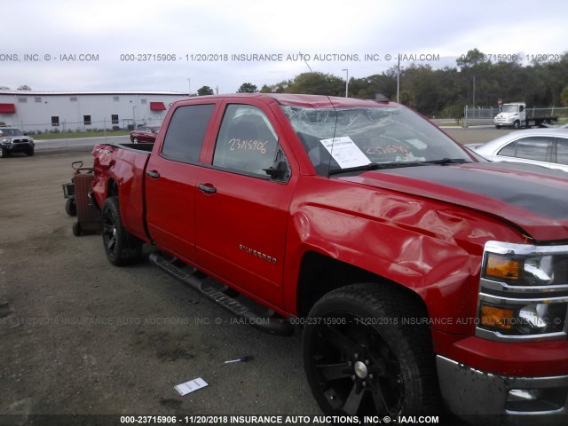 3GCUKREC5FG270025 - 2015 CHEVROLET SILVERADO K1500 LT RED photo 6